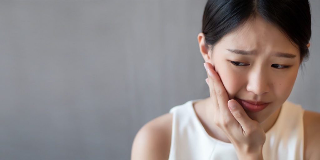 dental patient with toothache