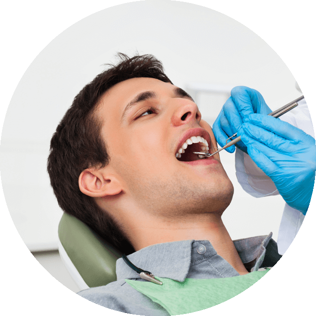 patient undergoing dental procedure