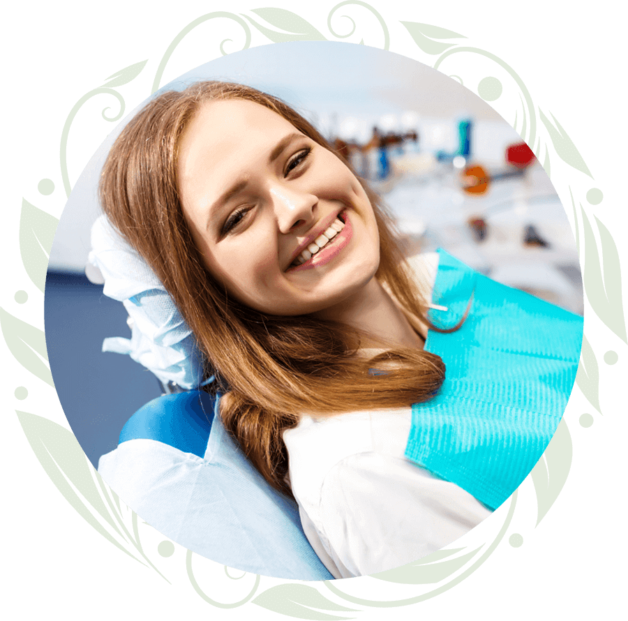 dental patient smiling after procedure