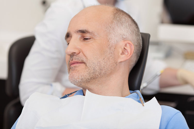 Dental Patient Under IV Sedation